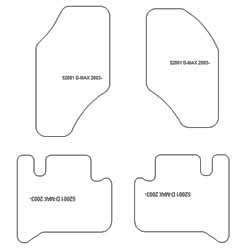 Alfombrillas para Isuzu D-Max 2003-2011 MTM One