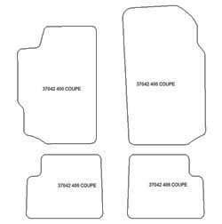 Alfombrillas para Peugeot 406 Coupe 1996-2004 MTM One