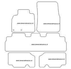 Alfombrillas para Renault Espace IV 2002-2015 MTM One