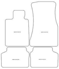 Alfombrillas para BMW Serie 7 (G11/G12) (tambien Plug-in Hybrid) 10.2015-10.2022 MTM One