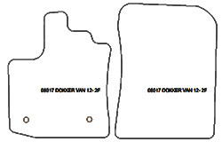 Alfombrillas para Dacia Dokker van 2012-09.2021 MTM One
