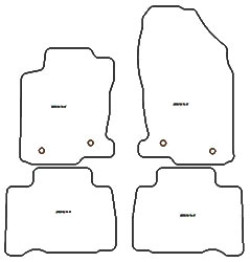 Alfombrillas para Lexus NX 2014-06.2021 MTM One