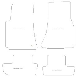 Alfombrillas para Dodge Challenger 2008-2014 MTM One