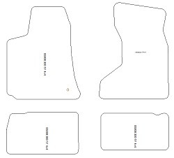 Alfombrillas para Chrysler 300 4x4 2004-2010 MTM One