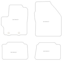 Alfombrillas para Mazda 2 Hybrid 03.2022- MTM One