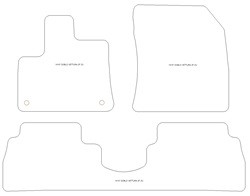 Alfombrillas para Fiat Doblo III / e-Doblo (Electric) 2023- MTM One