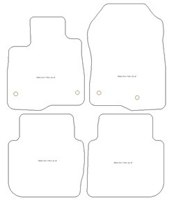 Alfombrillas para Honda CR-V V e:PHEV Plug-in Hybrid 2023- MTM One