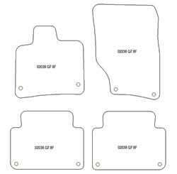 Alfombrillas para Audi Q7 (4L) 03.2006-05.2015 MTM Plus