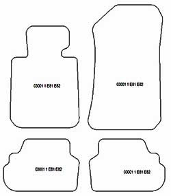 Alfombrillas para BMW Serie 1 (E81/E82) 3 puertas / coupe 09.2004-2011 MTM Plus