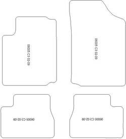 Alfombrillas para Citroen C3 I 2002-2009 MTM Plus