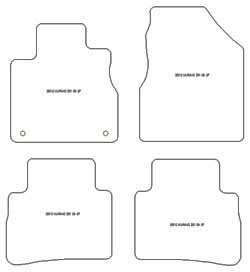 Alfombrillas para Nissan Murano II 10.2008-04.2014 MTM Plus