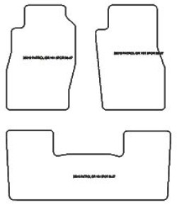 Alfombrillas para Nissan Patrol GR (Y61) 5 puertas 1998-2010 MTM Plus