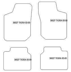 Alfombrillas para Opel Tigra 1993-2000 MTM Plus