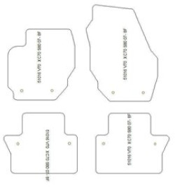 Alfombrillas para Volvo V70 III / XC70 II 09.2007-2016 MTM Plus