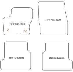 Alfombrillas para Ford Kuga II 02.2013-2015 MTM Plus