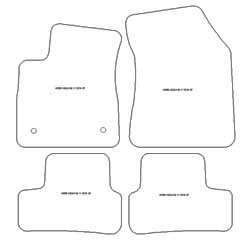 Alfombrillas para Renault Megane IV Hatchback 01.2016- MTM Plus