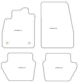 Alfombrillas para Ford Fiesta VII (tambien Mild Hybrid) 2017- MTM Plus