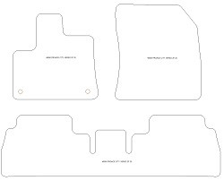 Alfombrillas para Toyota Proace City Verso / Proace City verso Electric 2020- MTM Plus