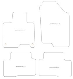 Alfombrillas para Kia Sportage V (NQ5) Mild Hybrid 48V / Essence / Disel 12.2021- MTM Plus