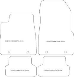 Alfombrillas para Mini Mini (J01) Electric 2024- MTM Plus