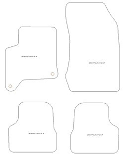 Alfombrillas para Lancia Ypsilon Hybrid 2024- MTM Plus