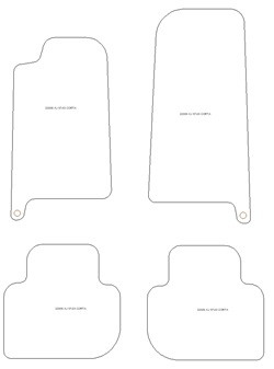 Alfombrillas para Jaguar XJ8 1997-2003 MTM Top