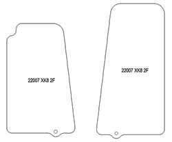 Alfombrillas para Jaguar XK 2002-04.2006 MTM Top