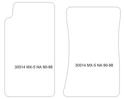 Alfombrillas para Mazda MX-5 (NA) 1990-1998 MTM Top