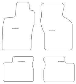Alfombrillas para Opel Calibra 06.1990-07.1997 MTM Top