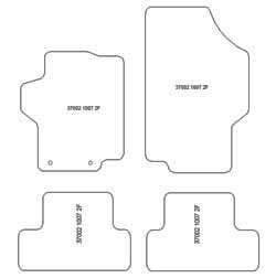 Alfombrillas para Peugeot 1007 2005-2009 MTM Top