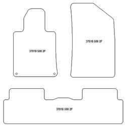 Alfombrillas para Peugeot 508 I station wagon 2010-06.2019 MTM Top
