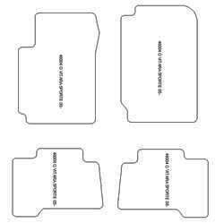 Alfombrillas para Suzuki Grand Vitara II 5 puertas 2005-2015 MTM Top