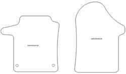 Alfombrillas para Mercedes Vito / eVito (electric) van 2014- MTM Top