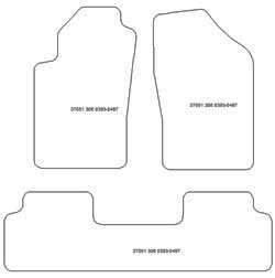 Alfombrillas para Peugeot 306 03.1993-04.1997 MTM Top