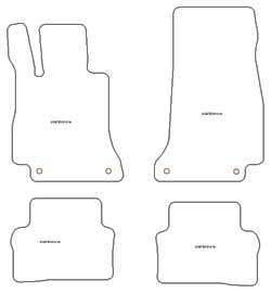 Alfombrillas para Mercedes Clase E (W213 T) Wagon (tambien Plug-in Hybrid) 11.2016-07.2023 MTM Top