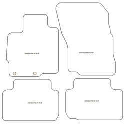 Alfombrillas para Mitsubishi Eclipse Cross 01.2018- MTM Top