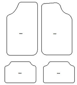 Alfombrillas para Peugeot 205 1983-1998 MTM Top