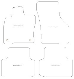 Alfombrillas para Cupra Leon 5 puertas / Sportstourer eHybrid 09.2020- MTM Top