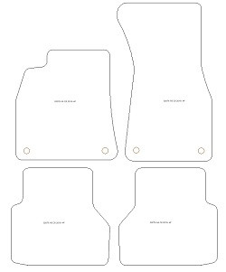 Alfombrillas para Audi A6 (C8) Avant 2018- MTM Top
