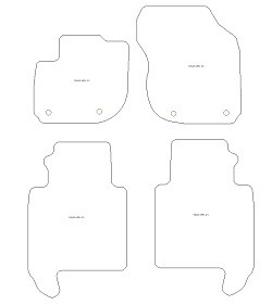 Alfombrillas para Honda HR-V III e:HEV 09.2021- MTM Top