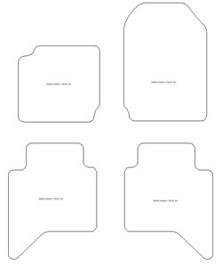 Alfombrillas para Isuzu D-Max Crew 2020- MTM Top