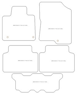 Alfombrillas para Kia Sorento IV 7 asientos Diesel 2020- MTM Top