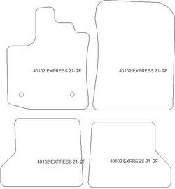 Alfombrillas para Renault Express 2021- MTM Top