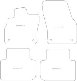 Alfombrillas para Cupra Terramar (tambien MEVH / E-Hybrid Plug-in Hybrid) 06.2024- MTM Top