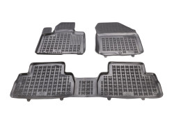 Alfombrillas para Hyundai Santa Fe IV (TM) 7 asientos 2018- MTM 3D goma